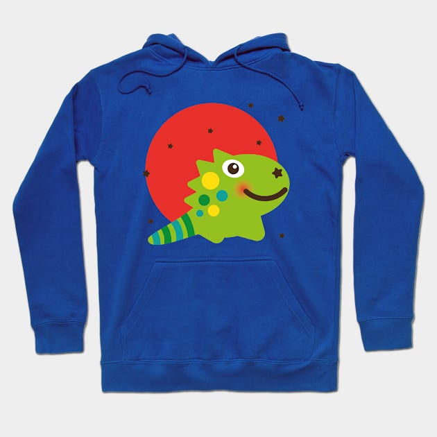 Iguana Hoodie by Buen Corazón